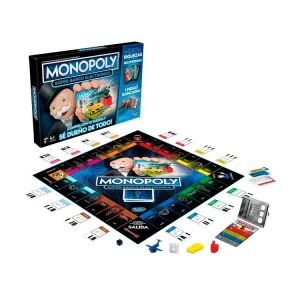 Monopoly Súper Banco Electrónico – Edición Moderna con Tarjetas y Banco Digital